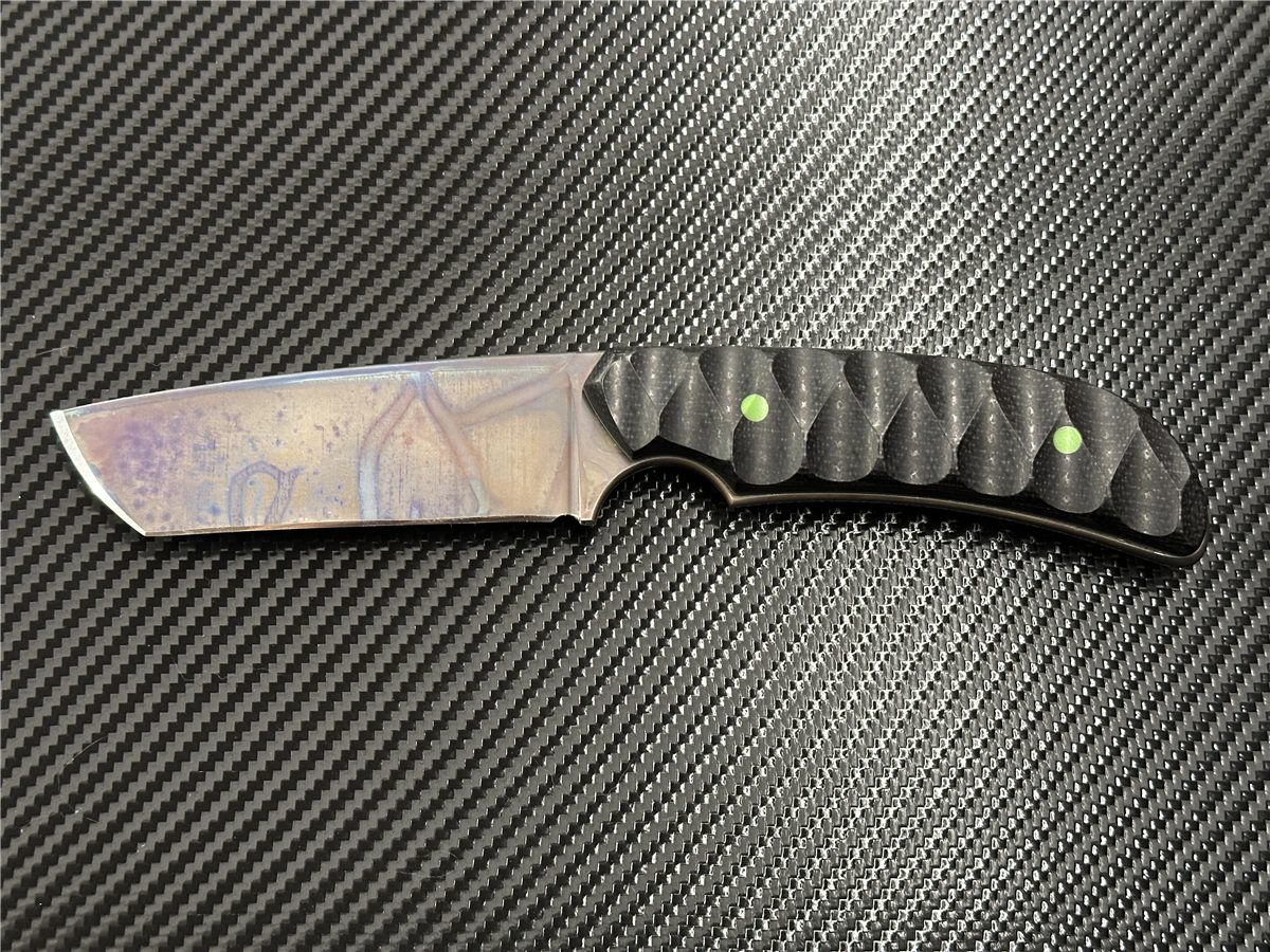 The Falcon - tanto-style custom knife