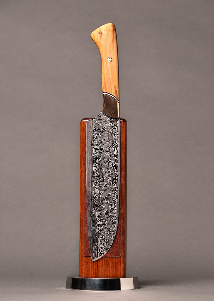 The Golden Phoenix - ornate custom piece by AZ Custom Knives